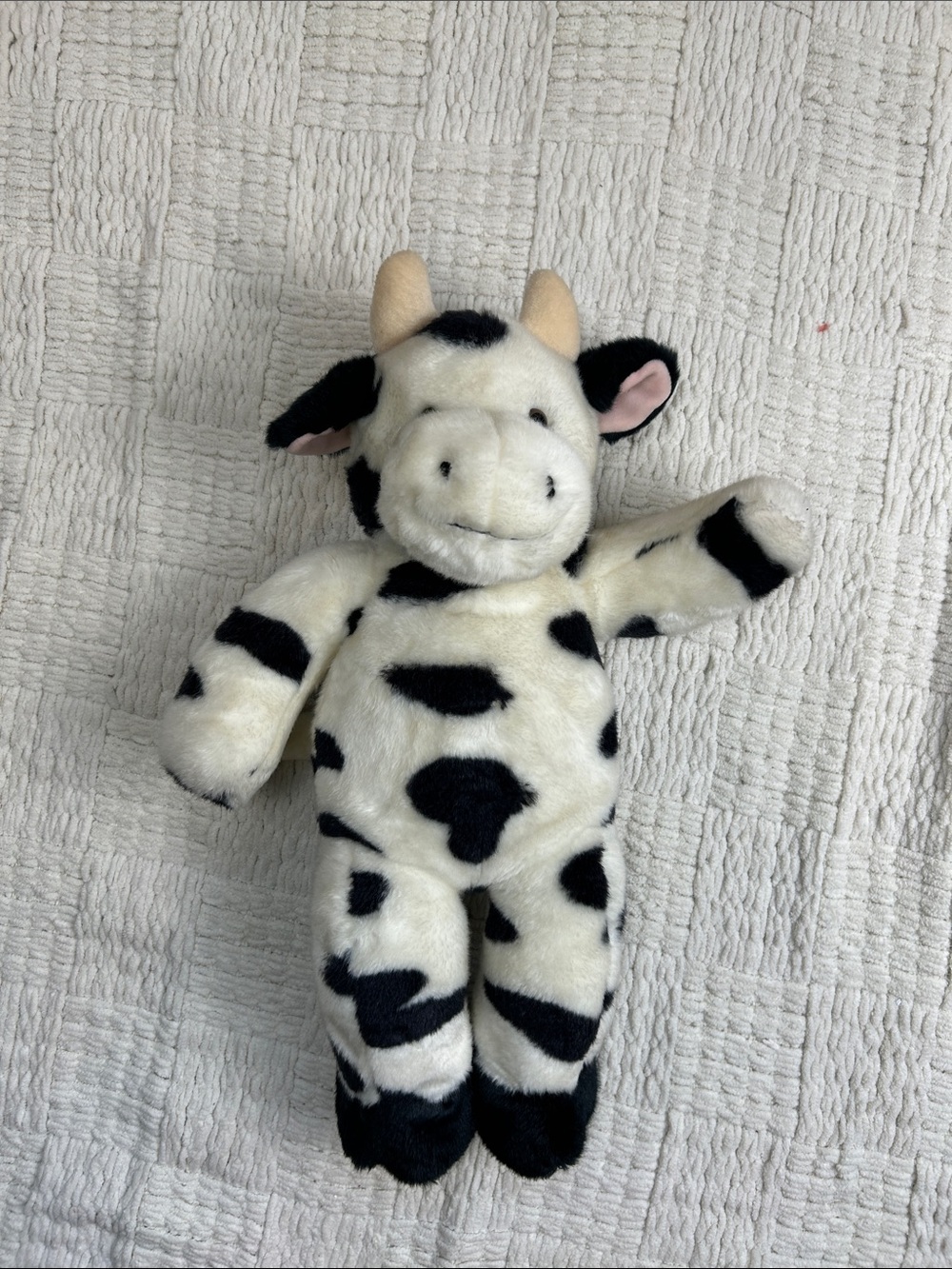 Vintage Build A Bear Holstein Cow Floppy Cow First Edition Retired